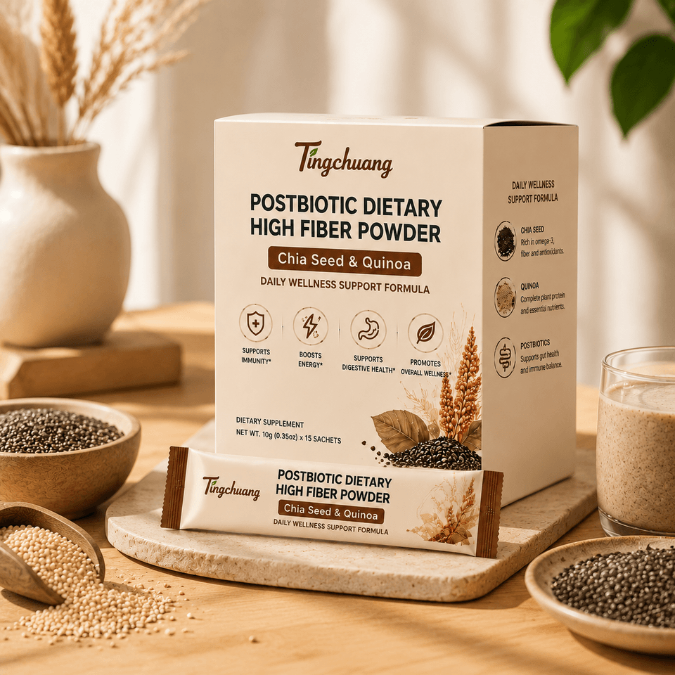 POSTBIOTIC DIETARY  HIGH FIBER POWDER Chia Seed & Quinoa