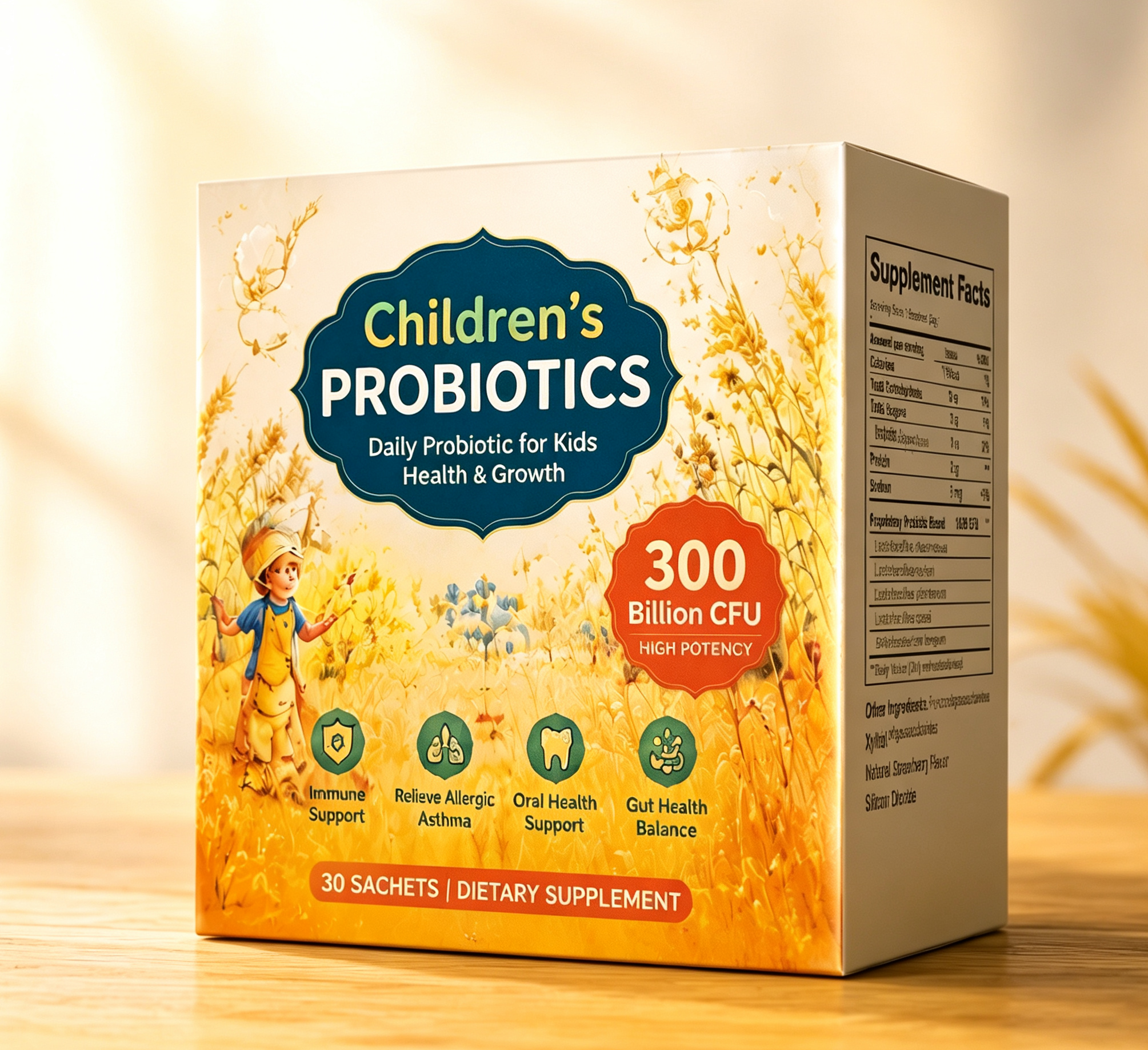300 Billion CFU Children Health Probiotics
